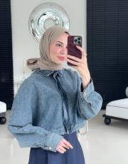 lacivert noya kot ceket 2